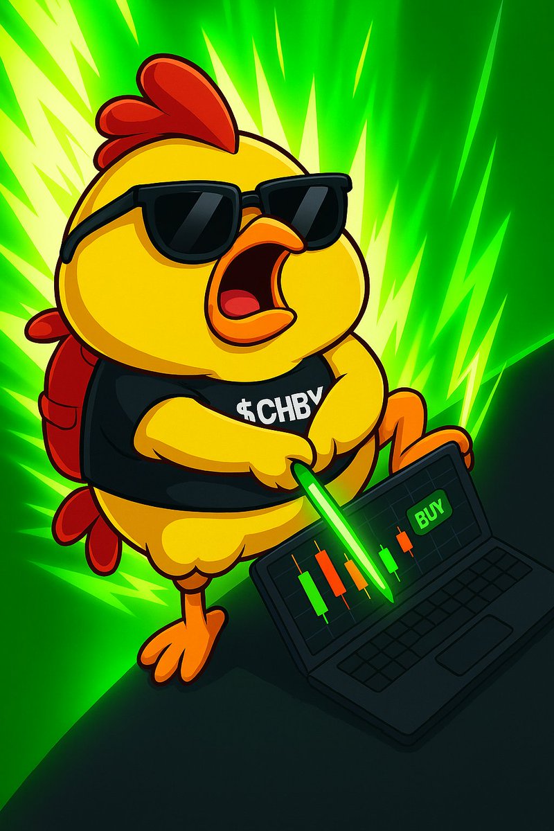 itzfearlez's tweet image. The world’s first chubby chicken with billionaire ambitions.
$CHBY isn’t just a token, it’s a lifestyle. We’re not here to peck around, we’re here to dominate the coop and hatch future millionaires.
Join the flock, spread the memes, and let’s fly together. 🚀🐔💰
#CHBYtotheMoon