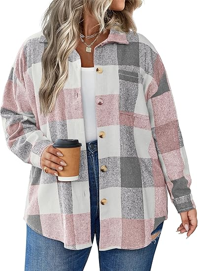 gadget74824's tweet image. Women&apos;s Plus Size Plaid Shacket Long Sleeve Button Down Flannel Shirts for $19.99

sovrn.co/jlj9wm0

#Shacket #Sleeve