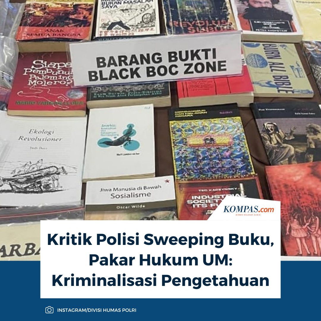 Sweeping buku ✅
Wapres tidak suka baca ✅