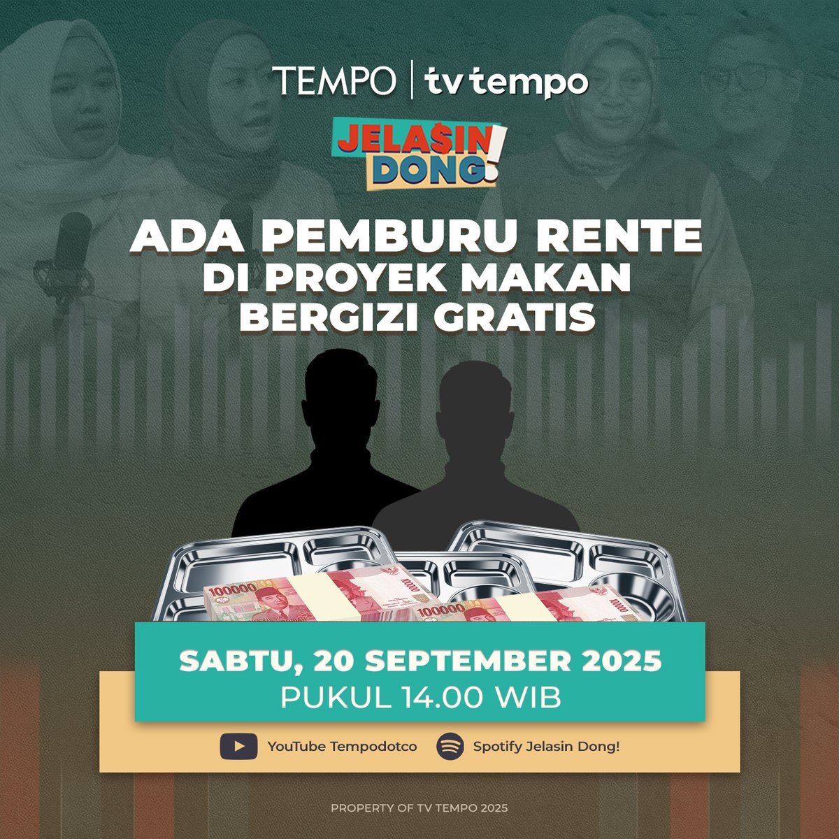 Ada Pemburu Rente di Proyek Makan Bergizi Gratis

Sejumlah yayasan diduga bermain dalam proyek makan bergizi gratis. Hasil investigasi Tempo mengungkap keberadaan yayasan-yayasan yang didirikan oleh para pendukung presiden terlibat dan mendapatkan keuntungan dari proyek ini.