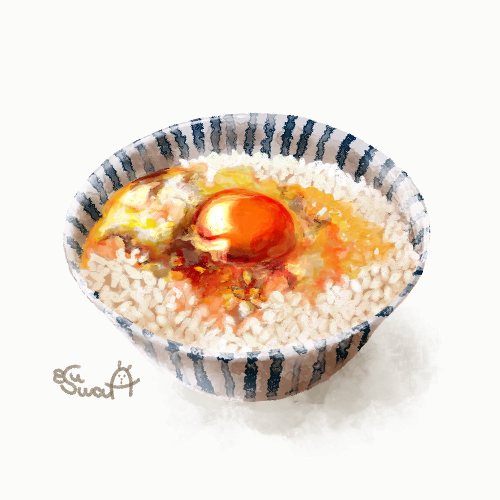 gureimeme's tweet photo. 愛すべきTKG描いた🍳🍚🐣 https://t.co/tqRHZiyrg5