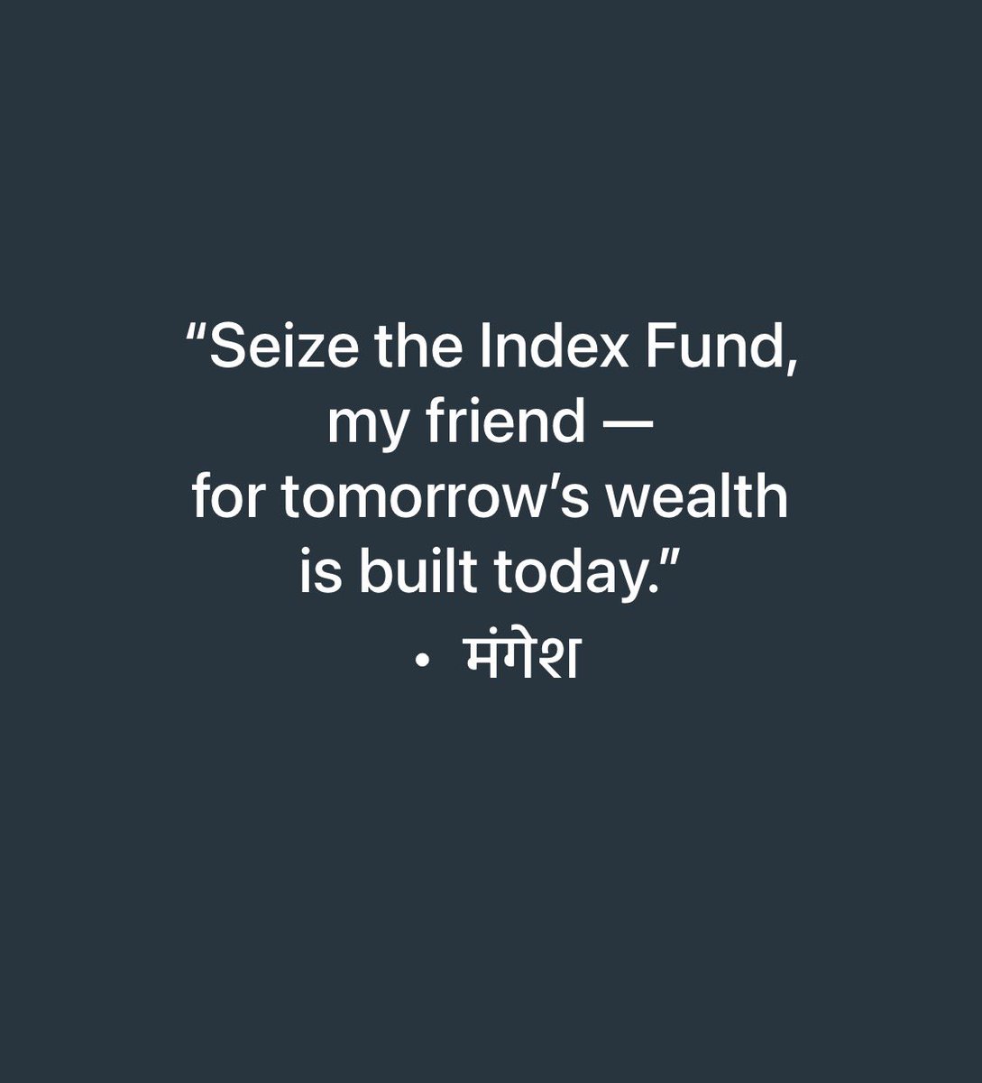 indexfunda's tweet image. #image #day #seize #seizetheindexfund #indexfund #mutualfunds #whynotindexfund