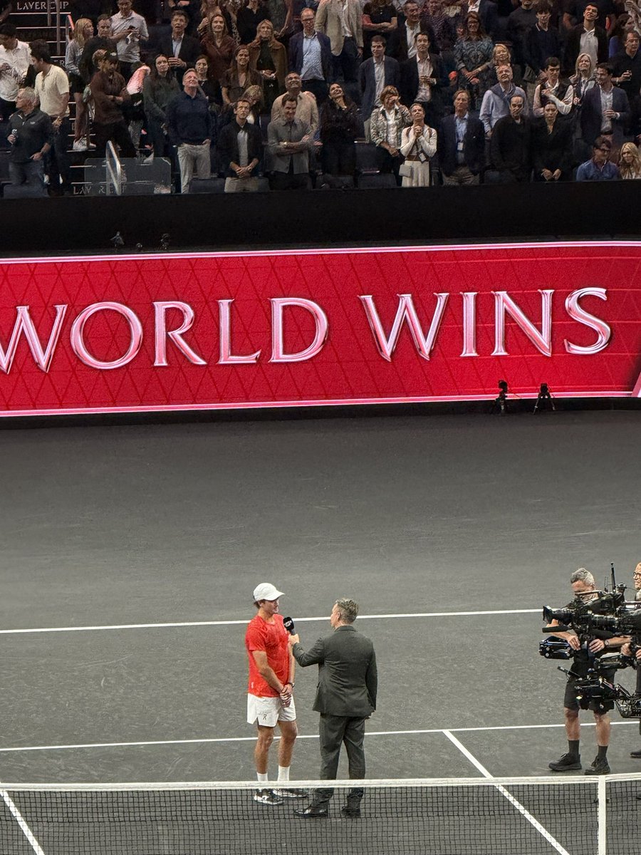 Ahhh João mandou bem demais!! 🤩 #LaverCup2025