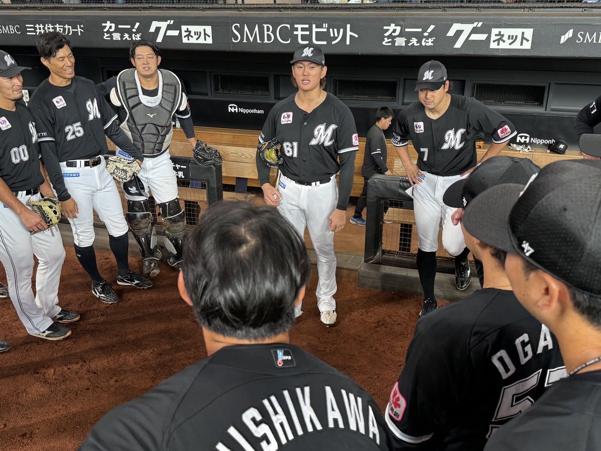 本日の円陣！#山本大斗 選手！
#chibalotte #広報