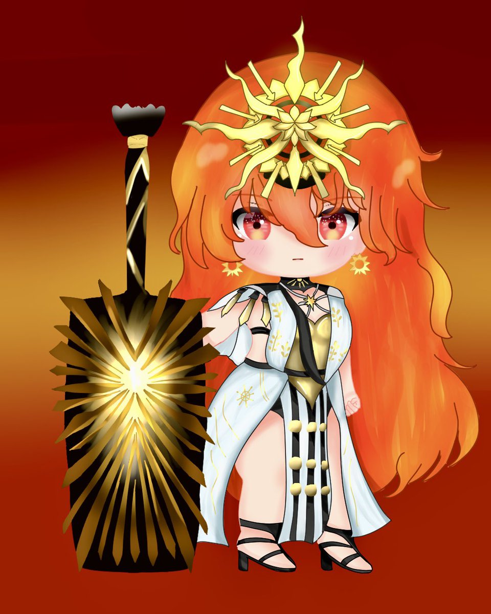 The Blade of Septimont 🔥☀️

#augusta <a href="/Wuthering_Waves/">Wuthering Waves</a> #Wuwafanart