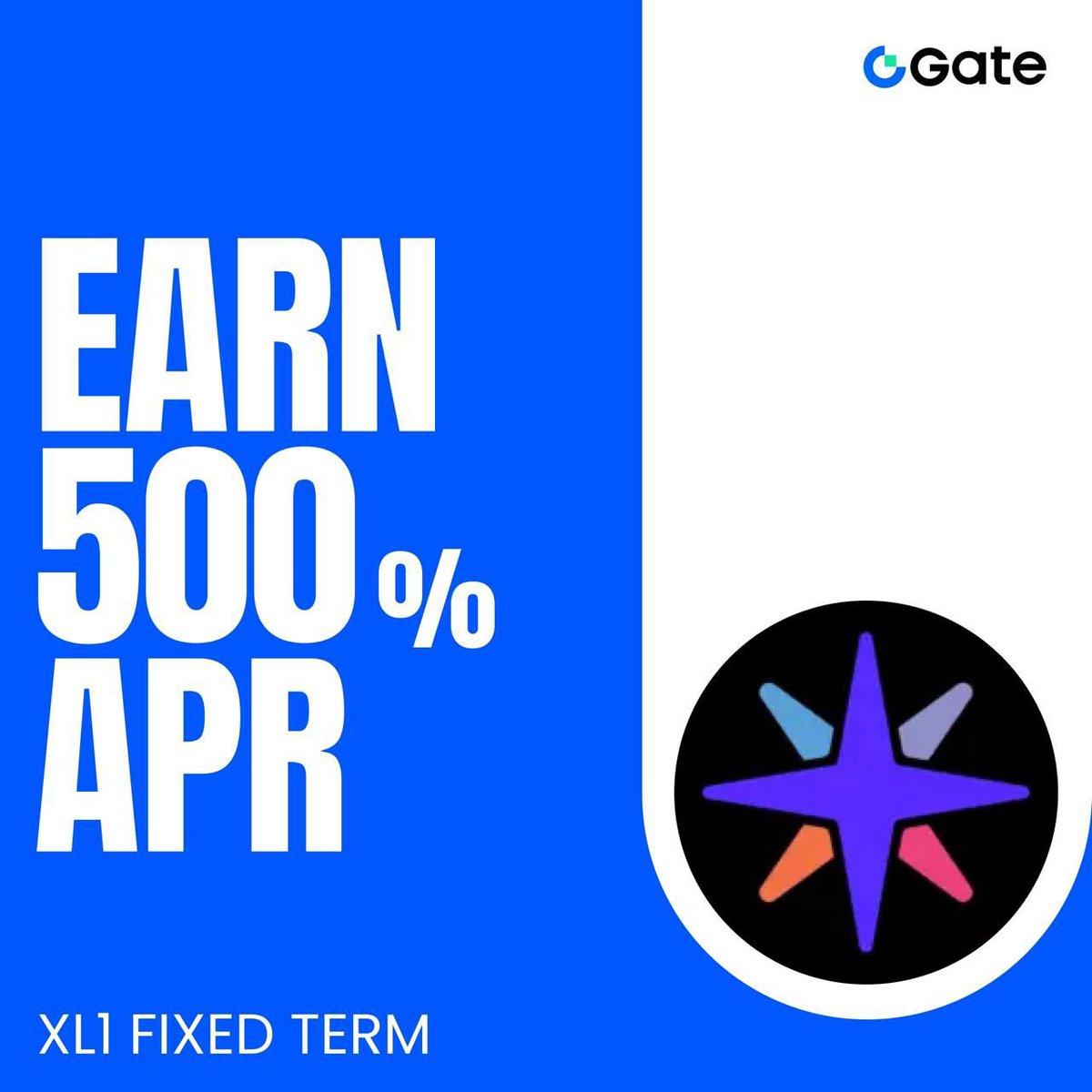 BrigDonar's tweet photo. 🔥 Gate Simple Earn Just Got Bigger! 🔥
Lock in XL1 with a 7-Day Fixed-Term and unlock a jaw-dropping 500% APR 🚀💰

⚡ Short-term. Massive gains. 

📢 Announcement: https://t.co/ekTvMjTc01
🎯 Event Page: https://t.co/rL5oUZ6OiA

NEW COMERS: https://t.co/9L2lGKeWt8 https://t.co/r76uKLTqbU