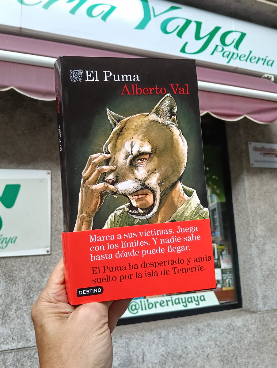 Libreria Yaya (@libreriayaya) on Twitter photo #elpuma @albertovalcalvo <a href="/EdDestino/">Ediciones Destino</a>
Marca a sus víctimas. Juega con los límites. Y nadie sabe hasta dónde puede llegar. El Puma ha despertado.
#LibreriaYaya #Arucas #LasPalmasDeGranCanaria #elpuma @albertovalcalvo <a href="/EdDestino/">Ediciones Destino</a>
Marca a sus víctimas. Juega con los límites. Y nadie sabe hasta dónde puede llegar. El Puma ha despertado.
#LibreriaYaya #Arucas #LasPalmasDeGranCanaria