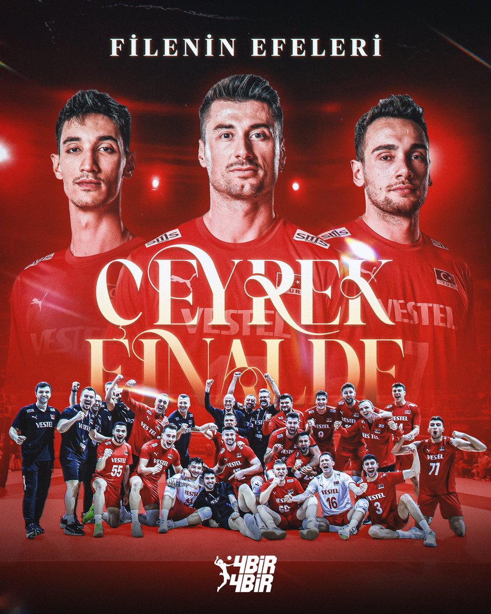 Tarihte il defa erkek voleybol milli takımımız Dünya Şampiyonasında çeyrek finalde. #FileninEfeleri