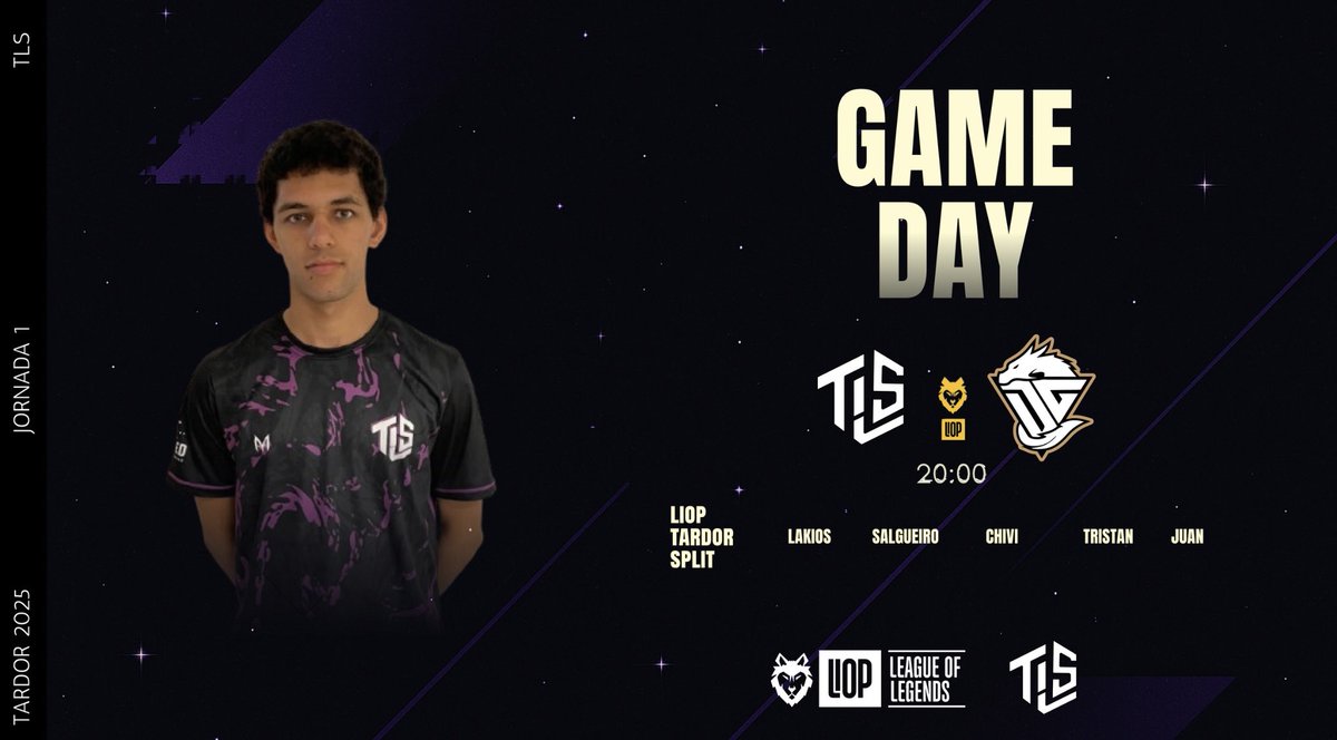 💜AVUI ÉS DIA DE PARTIT💜

Arrenca la primera jornada de la Lliga LIOP i ens enfrontem amb uns vells amics, Dragons Gaming! 🐺

🕗 A les 20:00h
📺 twitch.tv/gamesportselec…

💜 Let's go TLS!
#TLSesports #invitaTLS