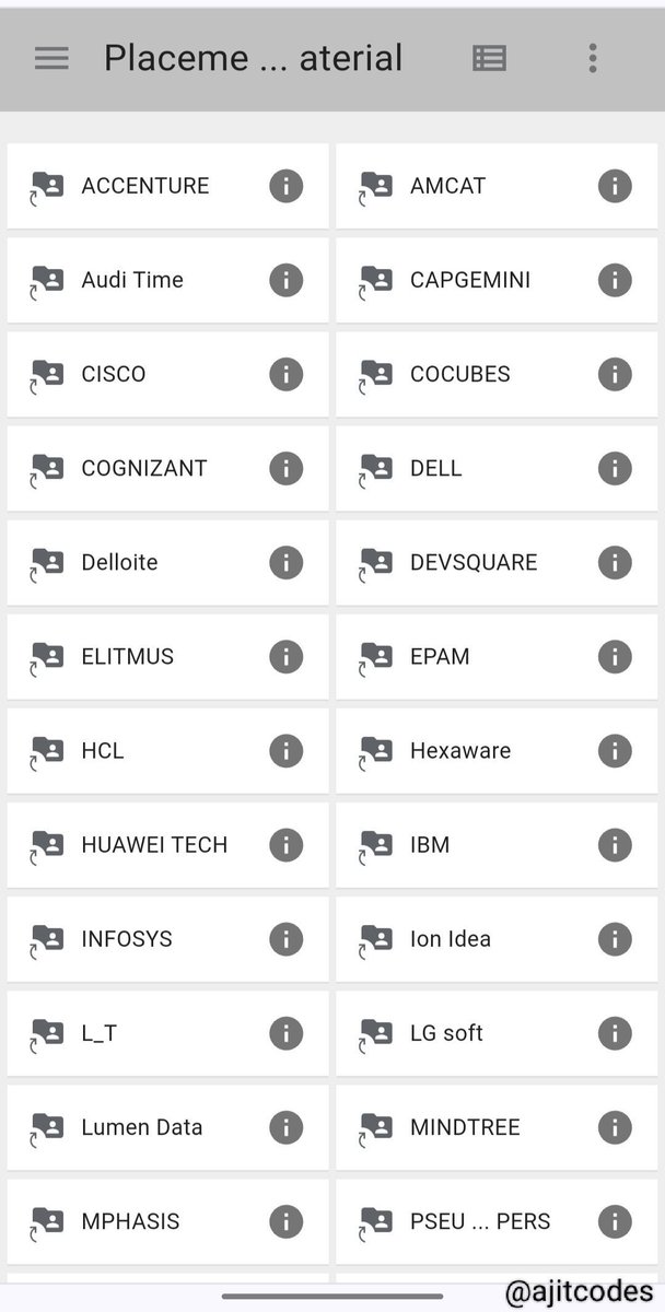 All Companies Placement Materials🔥😱

JUST FREE OF COST!!

Simply:

1. Follow (So that I can DM)
2. Like and Repost
3. Comment "placement" to receive your copies

#hiring #placements #letsconnect #100daysofcode #developers