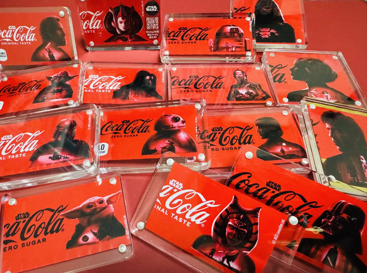 CocaCola × STAR WARS
コラボキャンペーン
ペットボトルのラベルにて
キャラクター全種コンプリート
見事達成😆

#CocaCola #STARWARS
#コカコーラ #スターウォーズ