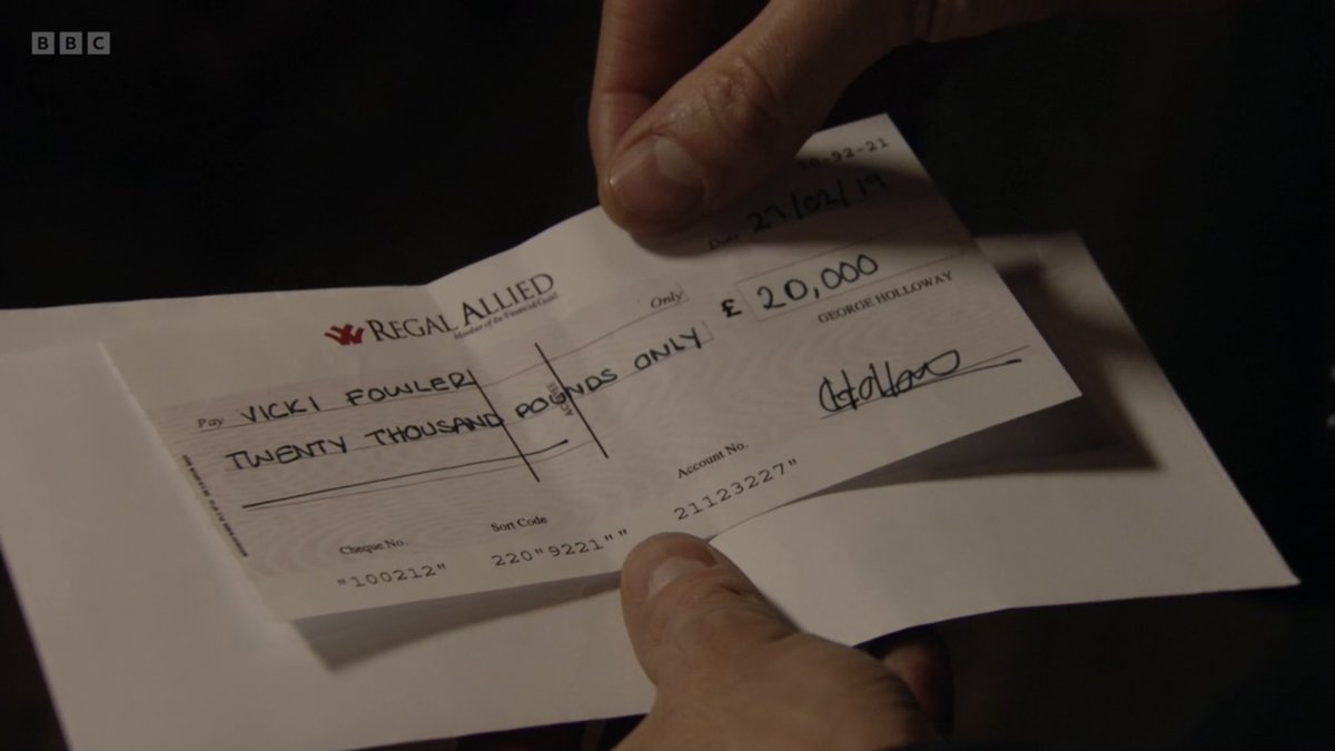 actually quite surprised vicki didn’t go to lofty for money given he gave her £20k back in 2019 😭