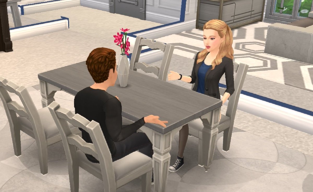 Sims_Mobile09's tweet image. 제임스와 이혼.. 성인이된 벨은 독립 하기로 했어요🫥