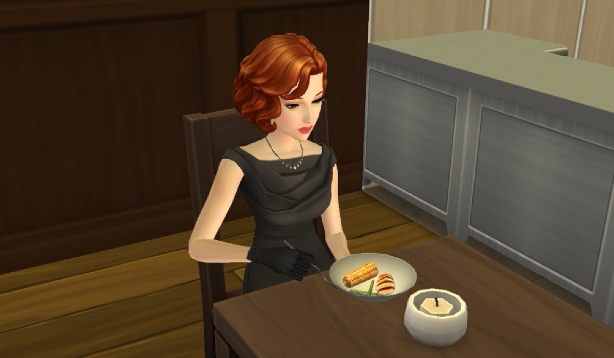 Sims_Mobile09's tweet image. 기분전환으로 헤메를 바꿨어요👩‍🦰💄