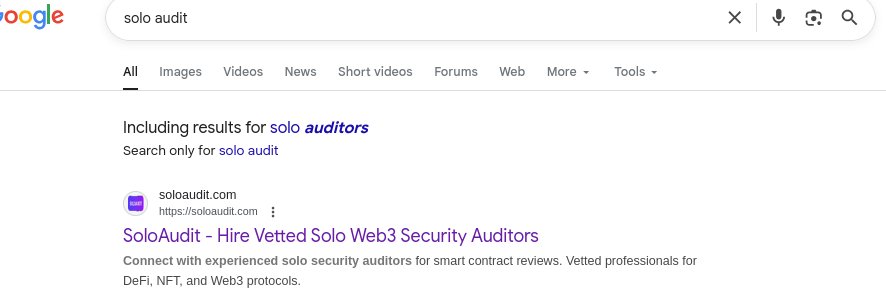 SoloAudit tweet media