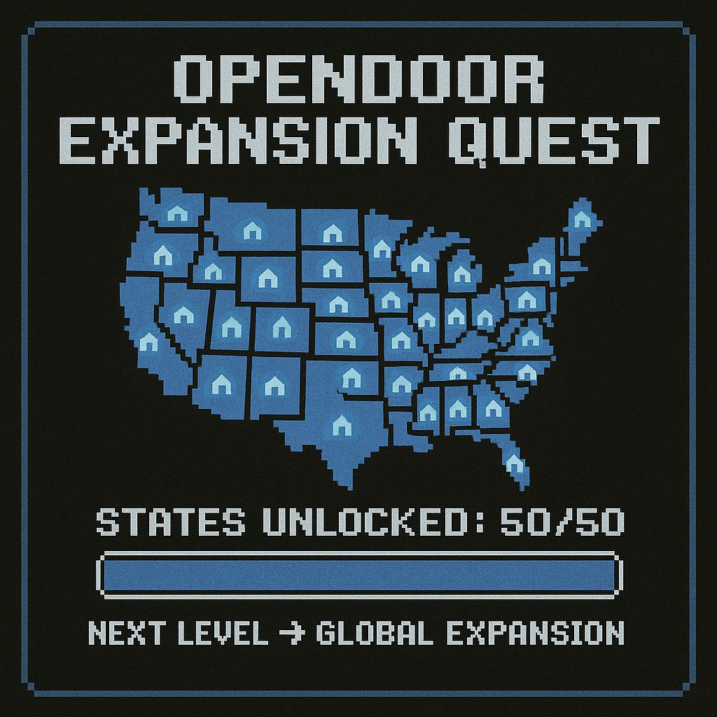 Nugget_Trades's tweet photo. BREAKING🚨: @Opendoor now available in ALL 50 STATES!

$OPEN Nationwide — Faster than expected. 💥