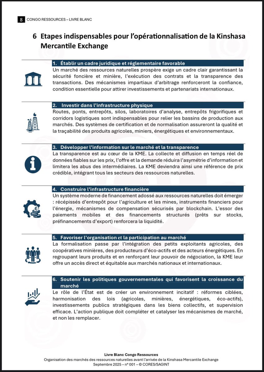 Après le parcours de Ma Bijoux, découvrez Papa Herman, IPI National et M. Gagnon dans Kinshasa Mercantile Exchange. Pour en savoir plus, téléchargez notre revue de septembre ici ➡️ congoressources.cd/revue