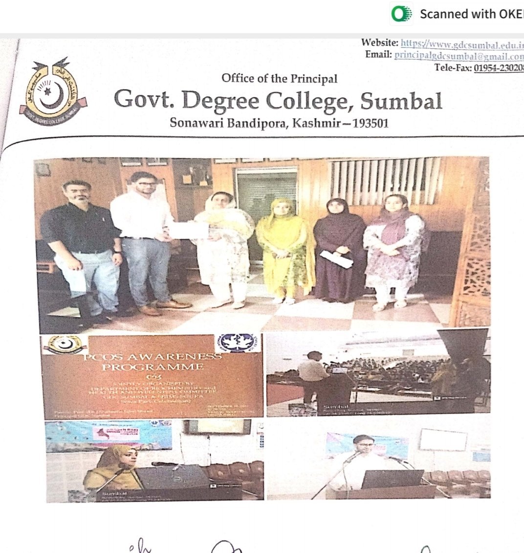 DirectorSkims's tweet image. The Departments of Endocrinology and Clinical Research, SKIMS , organized a PCOS Awareness Program launched under Swasth Nari Sashakth Parivar Abhiyan for female students and staff at Boys Government Degree College (GDC) Sumbal.

#SwasthNariSashaktParivar #pcos# awareness