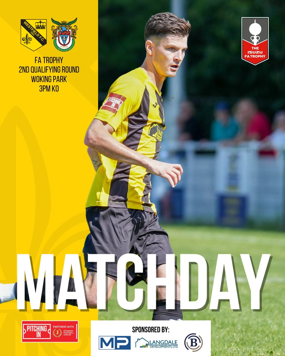 What are your FA Trophy predictions, Yellows? 💭

🟡⚫

<a href="/IsthmianLeague/">The Pitching In Isthmian League</a>

#westfieldfc