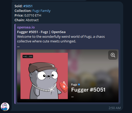 0xMal_'s tweet photo. Just launched our NFT bot for Abstract chain in our Telegram (BuyNFTbot thread): https://t.co/uq6qUL0wZl

It tracks buys/sells from:
• Lil Pudgys @LilPudgys 
• Pudgy Penguins @pudgypenguins 
• Web3 Playboys @zerotohero 
• Gigaverse ROMs Abstract @playgigaverse 
• Bearish Abstract @bearish_af 
• Bigcoin Miners @bigcoinmining 
• Genesis Hero Abstract @onchainheroes 
• Fugz Family @FugzOfficial 
• Dreamiliomaker Abstract @DreamilioMaker 
• Abstractio @bunya_eth
• Tengu ABS @boredyugabull 
• Bigpool @bigp00l

It’s an aggregate bot (not tied to any single collection). Built as part of our longer roadmap—news + tools to complement the relaunch of 'Waddle You Know' Learn2Earn game happening soon.

If there are other @AbstractChain projects worth adding, let me know.