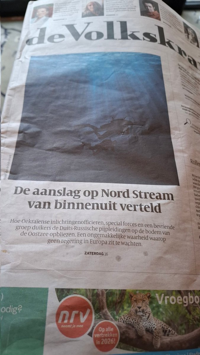 Volgens mij werd iedereen die dit een paar jaar geleden noemde, weggezet als een Ruslandvriendje. Zou mooi zijn als hier op teruggekomen werd.
<a href="/markrutte/">Mark Rutte</a>, onze huidige Navobaas, noemde het, als premier, onzin toen <a href="/thierrybaudet/">Thierry Baudet</a> Oekraïne als dader aanwees.