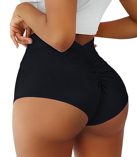 I just received Boudaner Women's High Waist Yoga Booty Shorts V Back Scrunch Gym Workout Spandex Dance Hot Pants Butt Lifting Rave Bottoms - Large - Black from Anonymous via Throne. Thank you! 💜 throne.com/chaosvictoria #Wishlist #Throne