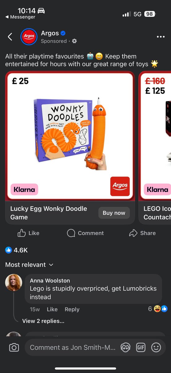 Dear <a href="/Argos_Online/">Argos</a> … WHAT IN ALL THAT IS HOLY is that kids toy…. 🫣

Modelled after the one the kids found in mummy’s sock drawer?

😂😂😂