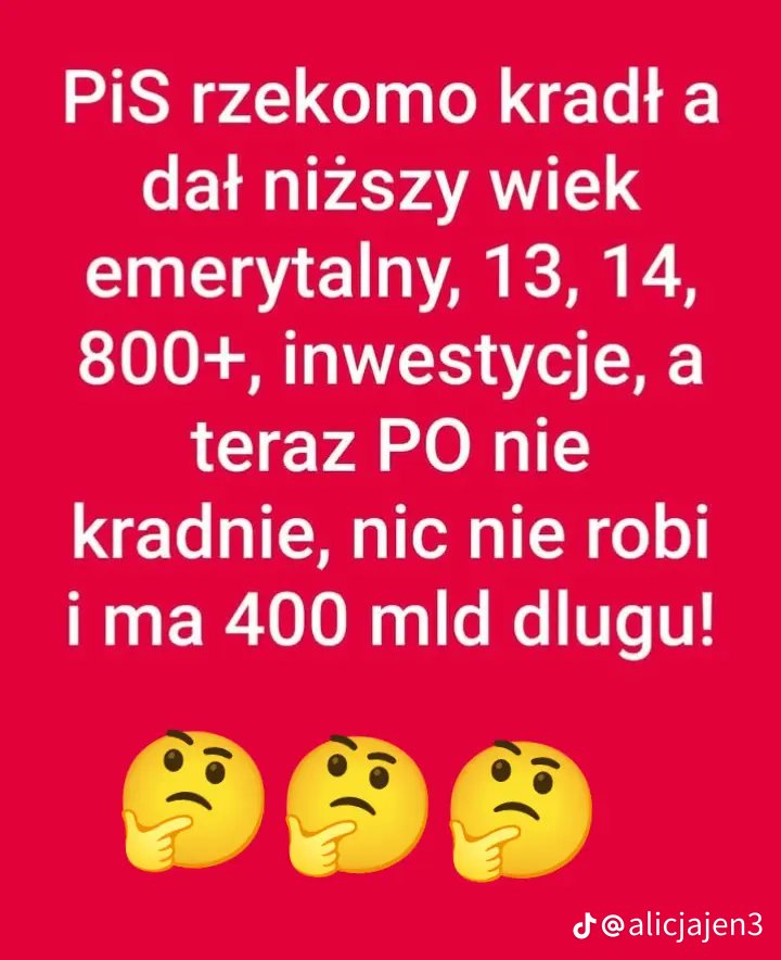 Czas pogonić Tuska? 🤔 👇 ‼️