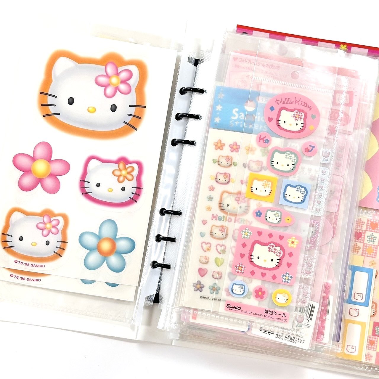 T*様 新品未使用‪♡ハローキティクリスマスA6メモ けんけつちゃん クリアファイル ふせん ハローキティ 日本赤十字