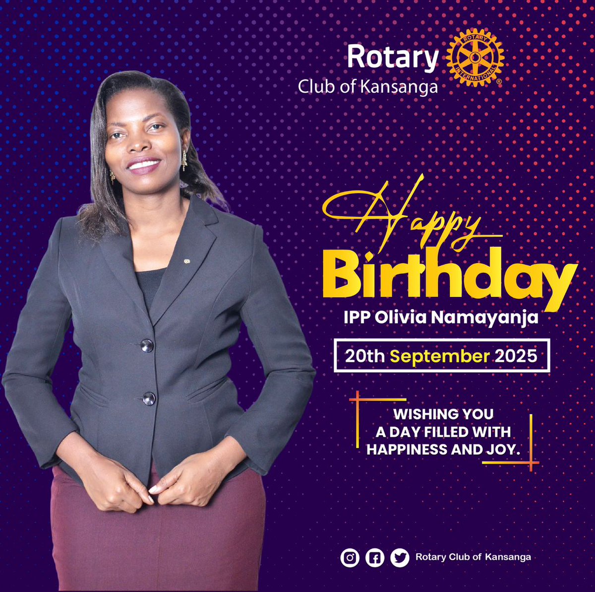 It has been a birthday  week here. Happy  birthday  Rtn Judith, PDG Xavier and IPP @cpa