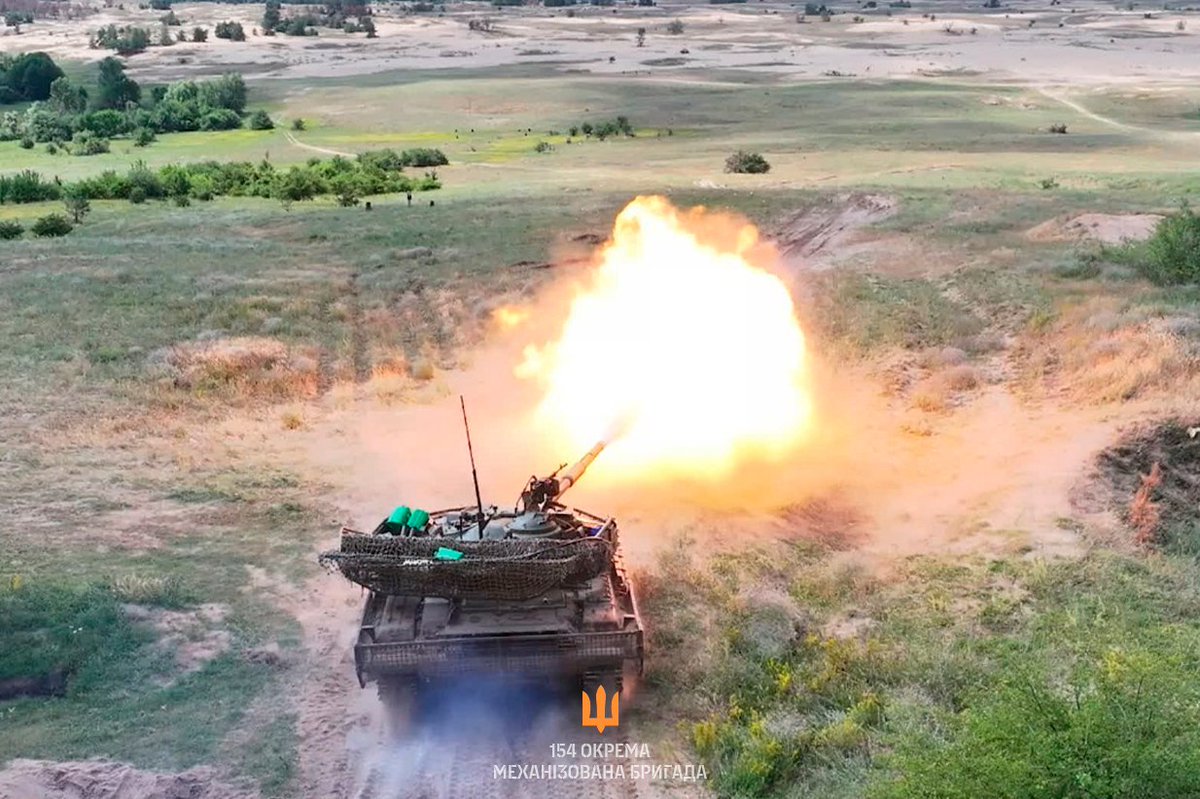 Every shot is a message: this is our land — and we will defend it. 

📷: 154th Mechanized Brigade