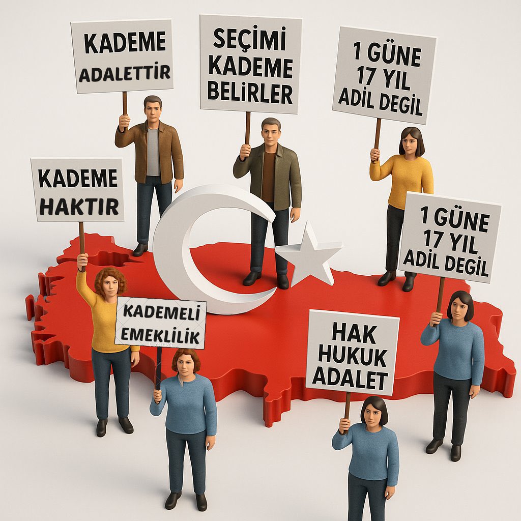 Milyonların haklı sesini duymayanları ;

Sandık günü gelince bizlerde duymacağız.‼️

O yüzden KADEME Hakkı teslim edilsin.‼️

KADEME seçimi belirler.‼️

#TekSesKademe