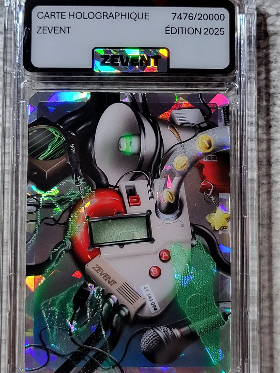 Doragon_ookami's tweet photo. Bien reçu. Merci beaucoup. Très belle carte collector de ce zevent 2025. @ZEVENTFR @ZeratoR https://t.co/3eBzWbet7O