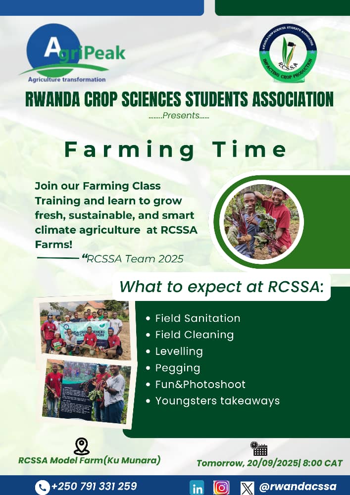 hakpaul1's tweet image. It was my privilege to join today activities prepared by @RwandaCSSA.
#WeForChange 
#WeAreAgripeak 
#Research_Empower_Impact