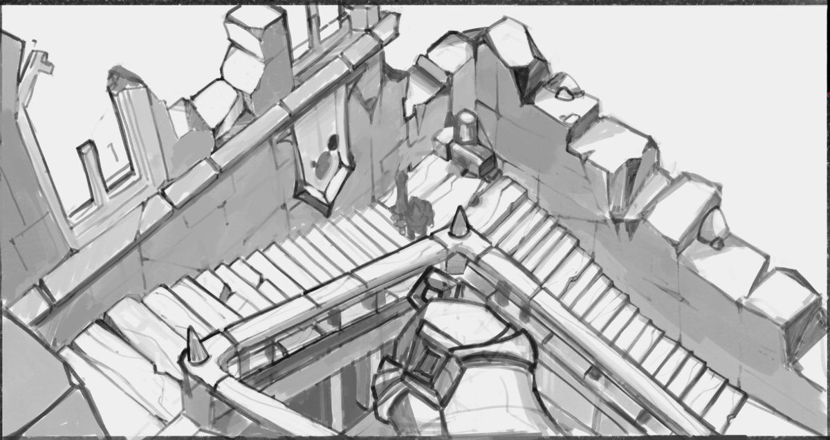 The other part on top