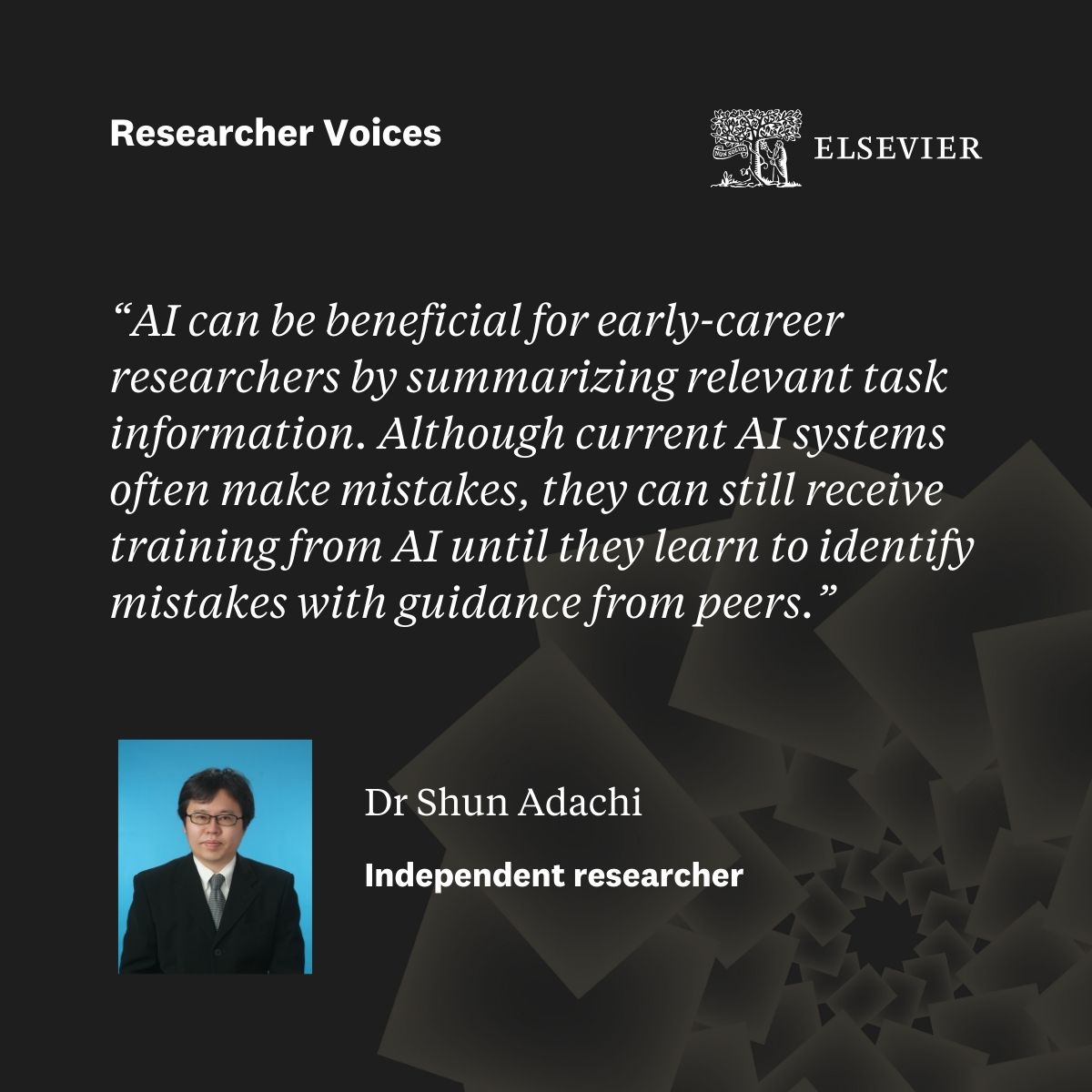 ElsevierConnect's tweet image. Scholarly publishing is evolving, and so are the tools that support it.
AI can improve efficiency, but reliability and replicability depend on human oversight.
This #PeerReviewWeek, we look at how AI can support, not substitute, expert reviewers: spkl.io/6018ArRyA