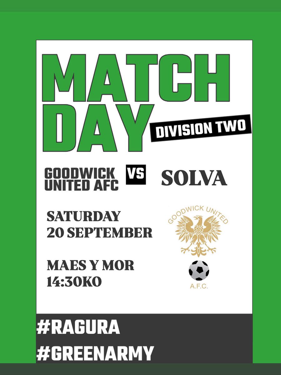 Goodwick United (@goodwickutd) on Twitter photo RAGURA 🔴⚫️🟢 RAGURA 🔴⚫️🟢