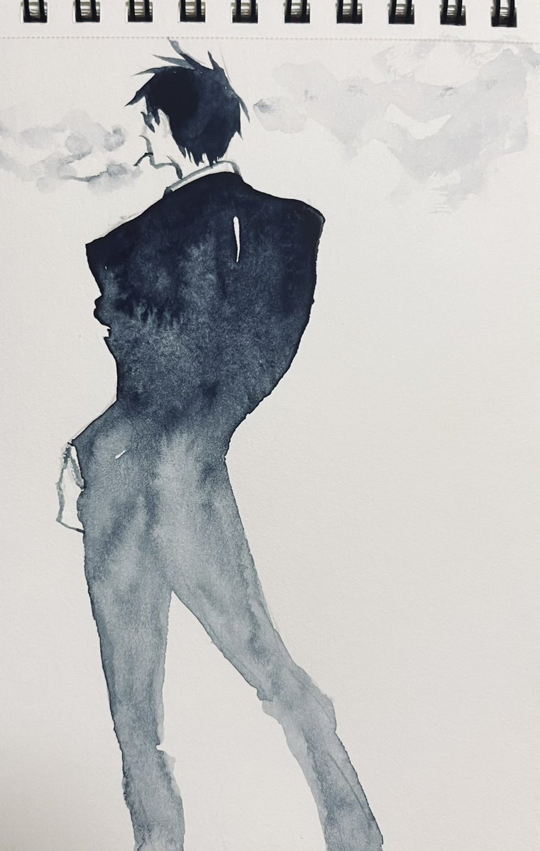 Moyo_wtacc's tweet image. 久しぶりに筆を取ったので手に染み込んでるWをば…
マジでこの男形が完璧なんだよな