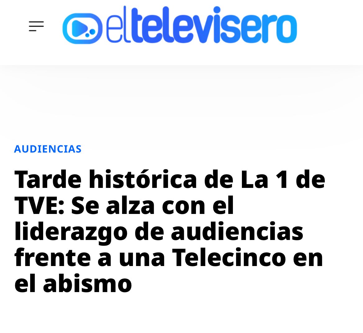 Quizá no era politización, sino tener una programación de calidad que interesase a la audiencia