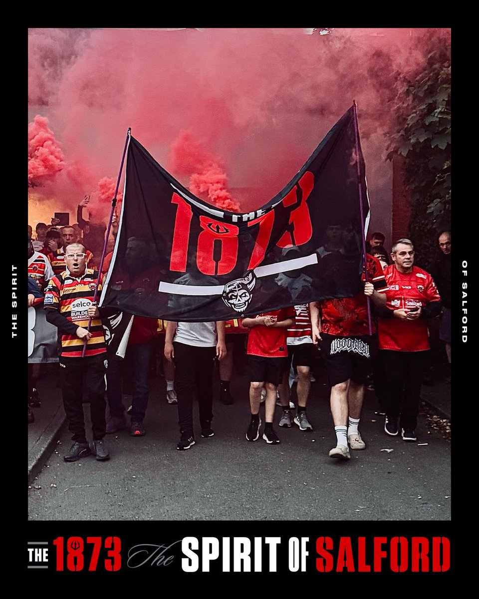 To every Red and Wakey fan who marched, sang &amp; stood up last night, THANK YOU. 

Together, we made our message clear: GET OUT NOW.

They might think the noise will fade now the season is over- it won’t. 

We will continue to fight for the future of Salford Rugby. 

The 1873