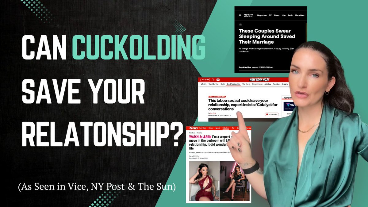 Can cuckolding really save your relationship? 👀
Watch my latest YouTube video now: youtu.be/ZVQ4ewH1rVI
#Cuckolding #SexualFreedom #QueenAdreena #Femdom