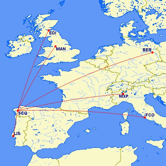 Rutas con potencial para que operase <a href="/easyJet/">easyJet</a> 🧡