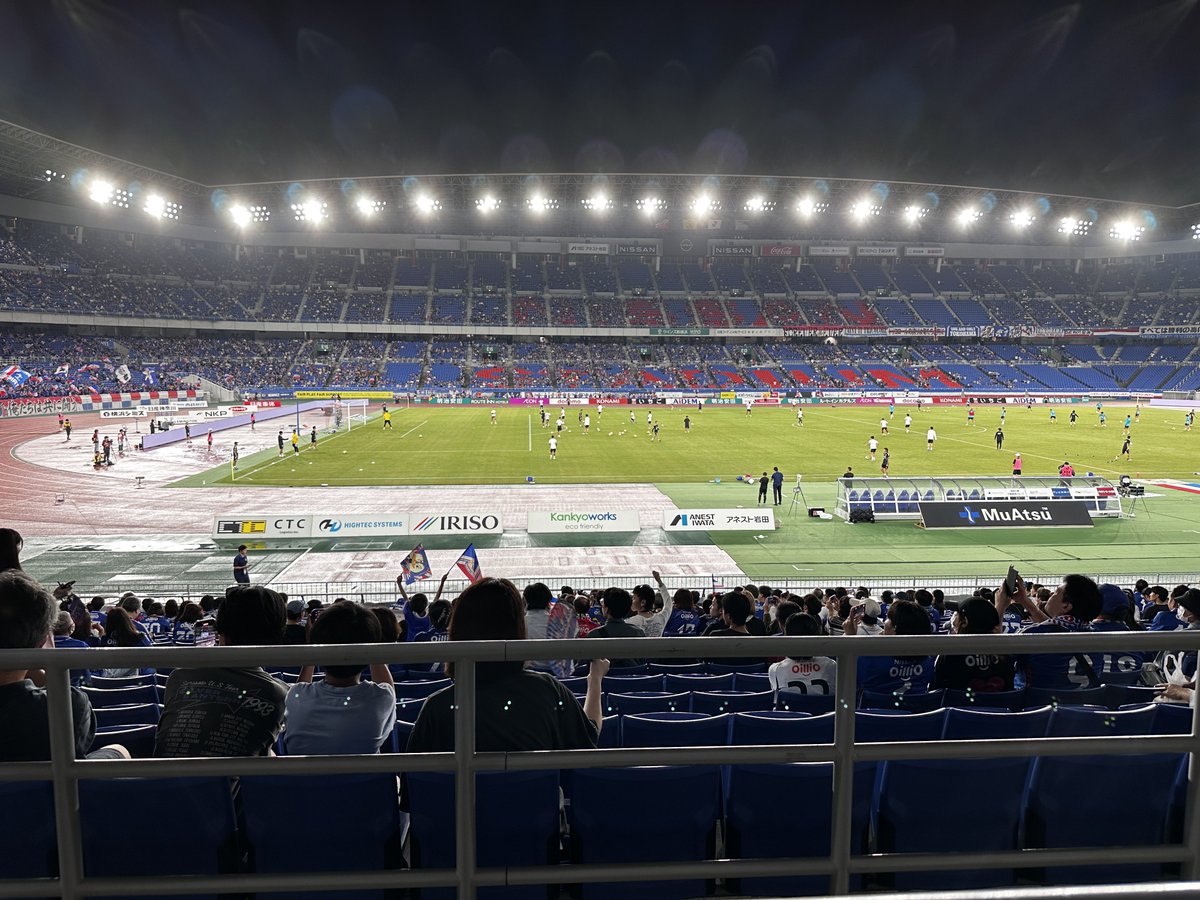 今日もここから！
残留に向けて絶対に落とせない9月3連戦の初っ端！絶対勝つぞ🔵⚪️🔴
#fmarinos