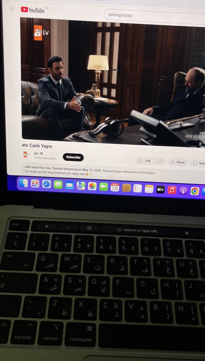 ما حصلت الحلقة باليوتيوب مدري ليش 
وفتحت البث المباشر لقيت اعادة الحلقة 🫢 #AşkveGözyaşı
