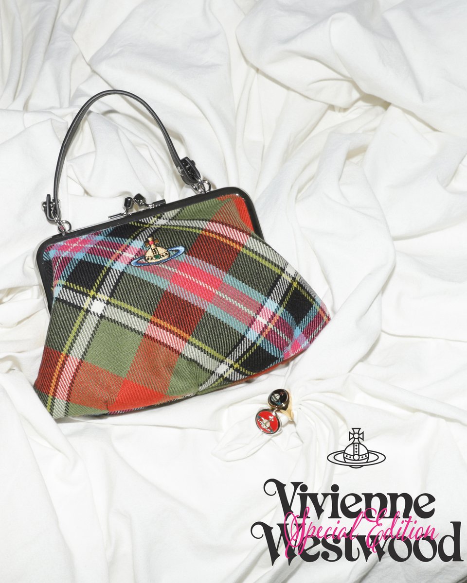 廃盤Vivienne Westwood マックマラ タータンチェック ポーチ ヴィヴィアン・ウエストウッドのアーカイブデザインから「ブルース