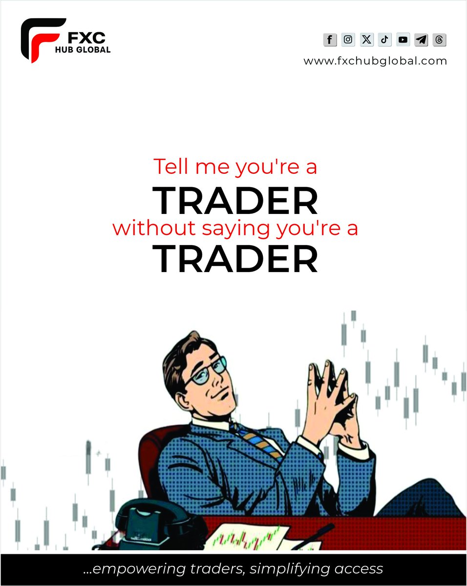 FxcHub_'s tweet image. 🤣 Saturday Fun:
Tell me you’re a trader without saying you’re a trader 👇
I’ll start: “I check charts more than I check my messages.” 📊📱
#TraderHumor #FridayVibes #ForexCommunity #FxcHubGlobal #FXCscanner