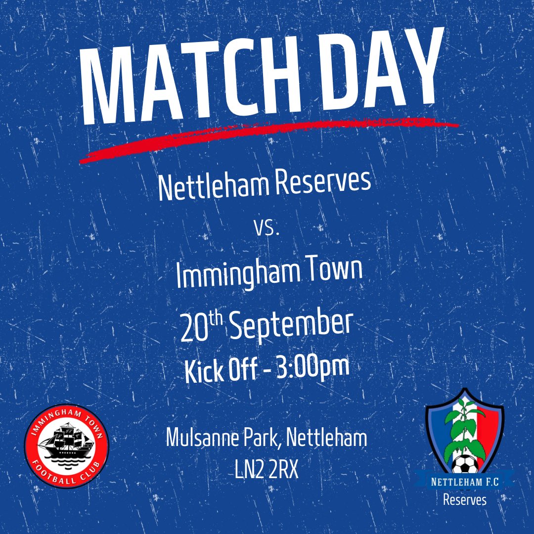 It’s finally here, match day 2! Alongside a trip to Louth for the First Team is a return of Saturday football at Mulsanne Park for the Reserves, meaning there’s plenty of opportunity to watch your local team live today! 🙌 #UTN🔵⚪️