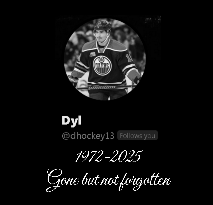 ibamboozIe's tweet photo. REST IN PEACE DYL. 🕊️ 

I know he's tweeting bangers in heaven right now. 💔

We will see you in valhalla brother. ✊

#LetsGoOilers https://t.co/bKoiWkZMjE