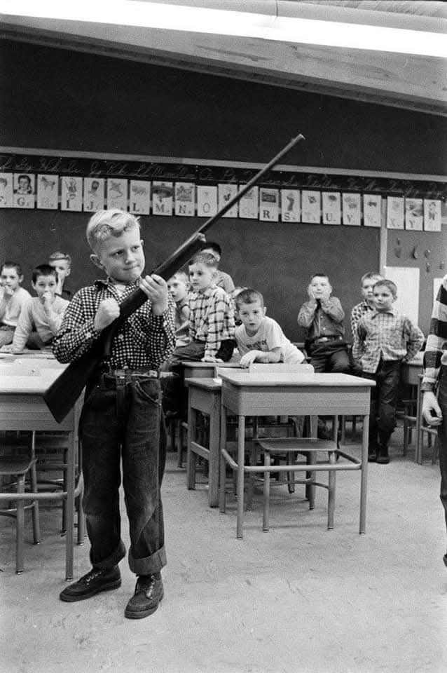 The good old days before school shootings.