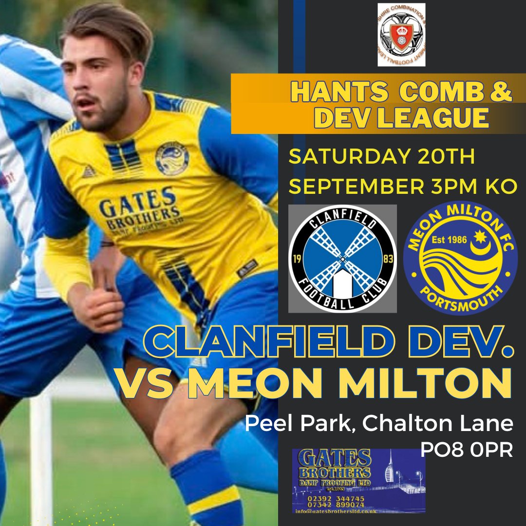 It's game day! Our firsts are back in action as they welcome <a href="/Stockbridge_FC/">Stockbridge FC</a> to Cockleshell in a <a href="/HantsLeague/">uhlsport Hampshire Premier League</a> fixture, 3pm kick off whilst our ressie's make the short trip to <a href="/clanfieldfc/">Clanfield FC</a> Developmental in a <a href="/HantsCombLeague/">Hampshire Combination & Development League</a> match, 3pm kick off. As always, all support welcome 💛💙